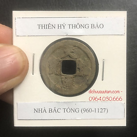Mua Đồng xu cổ Thiên Hỷ Thông Bảo  nhà Bắc Tống (960 - 1127)  tặng phơi bảo quản đồng xu