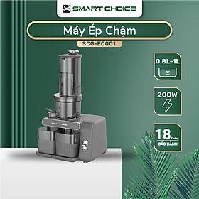 Mua Máy Ép Chậm SmartChoice SCG-EC001  Máy Ép Trái Cây Công Suất 200w  Ép Kiệt Bã tới 98% Hàng Chính Hãng