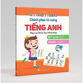 Sách – Bé chinh phục từ vựng Tiếng anh – Theo sơ đồ tư duy Mind Map (Phiên bản mới)