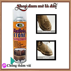 chai xịt chống thấm nước lên vải Fabric & Stone Protector B124 Bosny dung