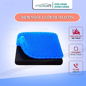 Mua Đệm ngồi hai lớp 3D SILICON cao cấp thoáng khí chống đau mỏi - Nệm Ngồi Ghế Văn Phòng Ô Tô