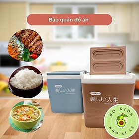 Mua Phích Vuông Đựng Đá 18lit  Thùng Giữ Nhiệt Việt Nhật (MS: 3918) bình đá vuông màu sắc nhã nhặn