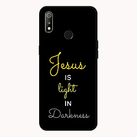 Ốp lưng điện thoại Realme 3 hình Jesus Is Light - Hàng chính hãng