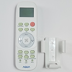 Remote máy lạnh AQUA nút nguồn hồng hàng hãng - Điều khiển máy lạnh AQUA, Remote điều hòa AQUA, Điều khiển điều hòa AQUA