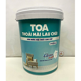 Mua Sơn nước Toa thoải mái lau chùi siêu bóng màu trắng _18L