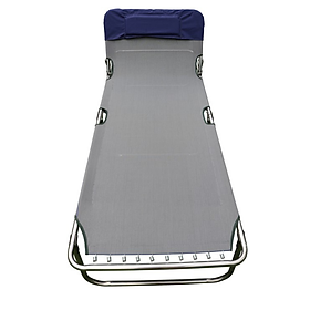 Mua Giường xếp inox 70cm lưới thổ cẩm hàng cao cấp thương hiệu Võng Xếp Thảo Điều - G9