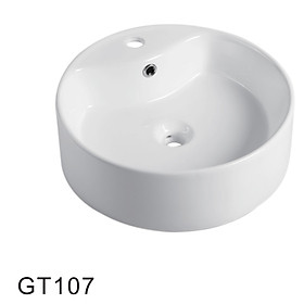 Mua CHẬU LAVABO SỨ GAPPO GT107 - NHẬP KHẨU NGA CHÍNH HÃNG - VÒI THẤP LẮP TRÊN CHẬU
