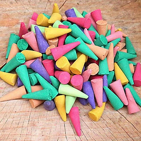 Mua Túi 10 nhang nụ trầm hương thái lan nhiều màu - 10 nụ tặng 1 nụ hình nón cao