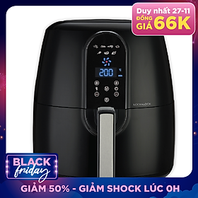 Nồi Chiên Không Dầu Lock&Lock EJF351BLK (5.2L) (Đen) - Hàng chính hãng