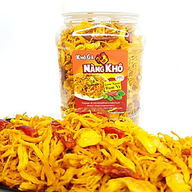 Khô gà bơ tỏi loại ngon ( Giòn ngon - Đậm vị ) - 500gram thương hiệu Nàng Khô