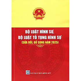 Sách Bộ Luật Hình Sự - Bộ Luật Tố Tụng Hình Sự - Luật Tổ Chức Cơ Quan Điều Tra Hình Sự - Luật Tạm Giữ, Tạm Giam
