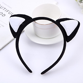 Cài tóc tai mèo dễ thương - cài tóc tai mèo đen - cài tóc tai mèo hồng phấn