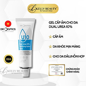 Gel Cấp Ẩm DrCeutics Dual Urea 10 Mattifying Hydro Boost - Giúp Da Căng Mịn, Kiểm Soát Dầu Nhờn - Kelly Beauty