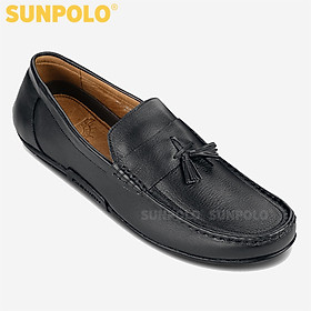 Giày mọi nam da bò sunpolo sukt2581