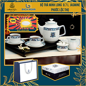 Mua Bộ Ấm Trà 0.7 L - Jasmine - Phước Lộc Thọ - Gốm sứ cao cấp Minh Long I