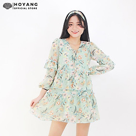 Đầm Voan Tay Dài Xinh Xắn HOYANG DHY34