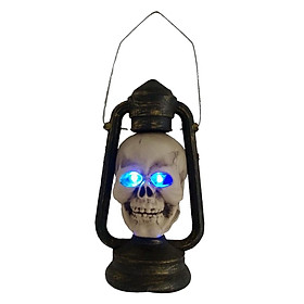 LED Halloween Lantern Props Night Light with Handle for Garden Indoor