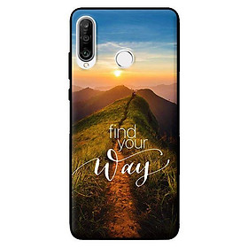 Ốp lưng in cho Huawei P30 Lite Find the way - Hàng chính hãng