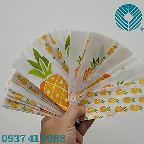 Mua Túi đựng bánh dứa hàn miệng - Trái dứa cam túi 100 cái