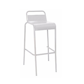 Mua Ghế quầy bar lưng thấp sắt sơn tĩnh điện CB2148-T có thể để ngoài trời như ban công sân thượng sân vườn Nội thất CAPTA HCM