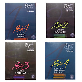 Combo Big step - 4 Bước Chinh Phục Kì Thi THPT Quốc Gia tiếng Anh (4 Cuốn)