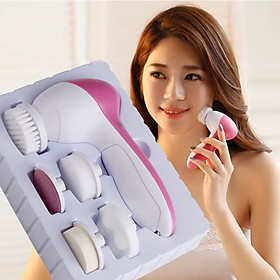 Máy Rửa Mặt Massage 5 Trong 1 RBeauty Cao Cấp - WYN2020 - HÀNG CHÍNH HÃNG, giúp bạn chăm sóc da một cách toàn diện và hiệu quả ngay tại nhà