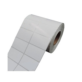 Mua Set 5 cuộn decal in nhiệt 2 tem 35x22mm  2500 tem/cuộn  cuộn 28m