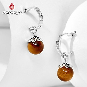 Bông tai treo đá thiên nhiên - Ngọc Quý Gemstones