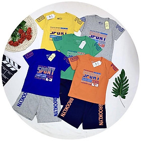 Bộ cotton bé trai BB angel