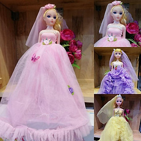 BÚP BÊ CÔNG CHÚA. CÔ DÂU SIZE 30CM VÁY BỒNG BỀNH NHIỀU MẪU. NHIỀU MÀU