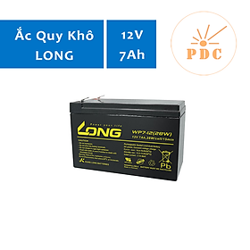 Ắc Quy LONG 12V-7AH, WP7-12 28W - Hàng Chính Hãng