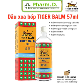 Dầu Tiger Balm, Tiger Balm Pain Relieving Liniment giảm mỏi cơ, đau và nhức cơ 57ml