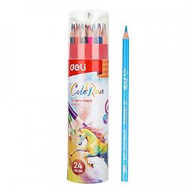 Bút Chì Màu Deli EC00327 - 24 Màu