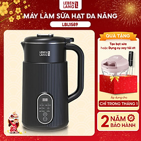 Máy làm sữa hạt đa năng Lebenlang LBL1589, làm sữa hạt nhanh trong 25 phút, công suất 600W, dung tích 1000ml, bảo hành 2 năm - hàng chính hãng