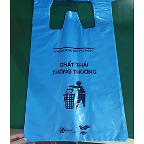 Mua Túi đựng rác bệnh viện màu đen in logo y tế