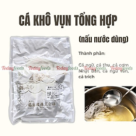 Cá Khô Vụn Tổng Hợp Katsuo Mix Pack Nấu Nước Dùng Dashi 800G ( Fukushima Katsuo ) - Dashi Túi Lọc