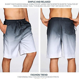 QUẦN SHORTS NAM PHỐI MÀU, QUẦN GIÓ ĐI BIỂN SQ211
