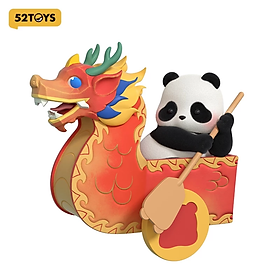 52Toys Gấu Panda Đua Thuyền Rồng