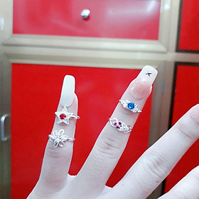 Nhẫn bạc bé gái đính đá cao cấp YN JEWELRY