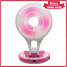 Mua Quạt Sạc 5580 Modosa Siêu Mát Có Đèn Led ( Giao Hàng Màu Ngẫu Nhiên) - Hàng Chính Hãng