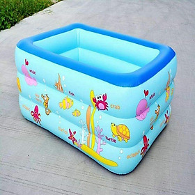 Mua Bể Bơi Phao 3 Tầng Cho Bé (150 x 110 x 55 cm)