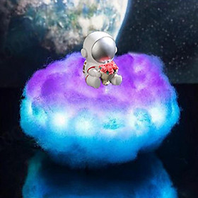 LED Astronaut Toy Night Light USB Rechargeable Clouds Desk Bedside