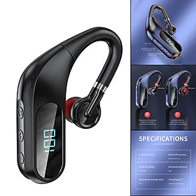 Bluetooth Headset Earpiece V5.0 Hands Free with Built-in Mic Lightweight