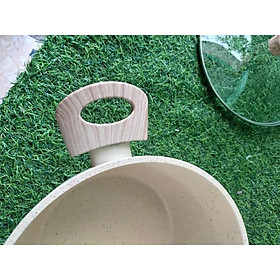 Nồi chống dính vân đá đủ size 20,22,24,26, 28cm tay cầm chống nóng dùng cho mọi loại bếp