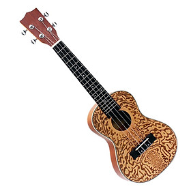 Baoblade 4 Dây Chuyên Nghiệp Chắc Chắn Vân SAM 24Inch Đàn Concert Ukulele Hawaii Đàn Guitar