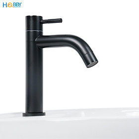 Mua Vòi xả chậu rửa mặt lavabo Inox 304 sơn đen Hobby Home Decor LBL3D