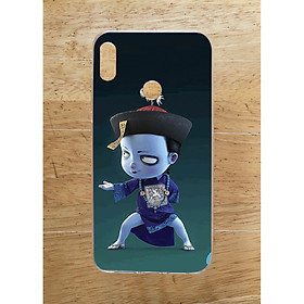Ốp Lưng Dùng Cho Honor 8X (Dẻo viền trắng trong) - Chú Tiểu Cương Thi