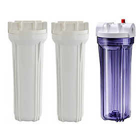 Mua Bộ 3 vỏ cốc lọc  10 inch (không kèm giá đỡ và lõi)