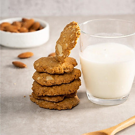 Bánh Cookies hạnh nhân dừa - Bánh ăn vặt healthy, ăn sáng healthy