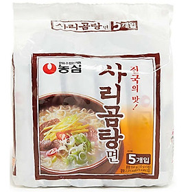 Combo 5 Gói Mỳ Bò Jinkuk Sarigom Nongshim Hàn Quốc (110 gam/ gói)